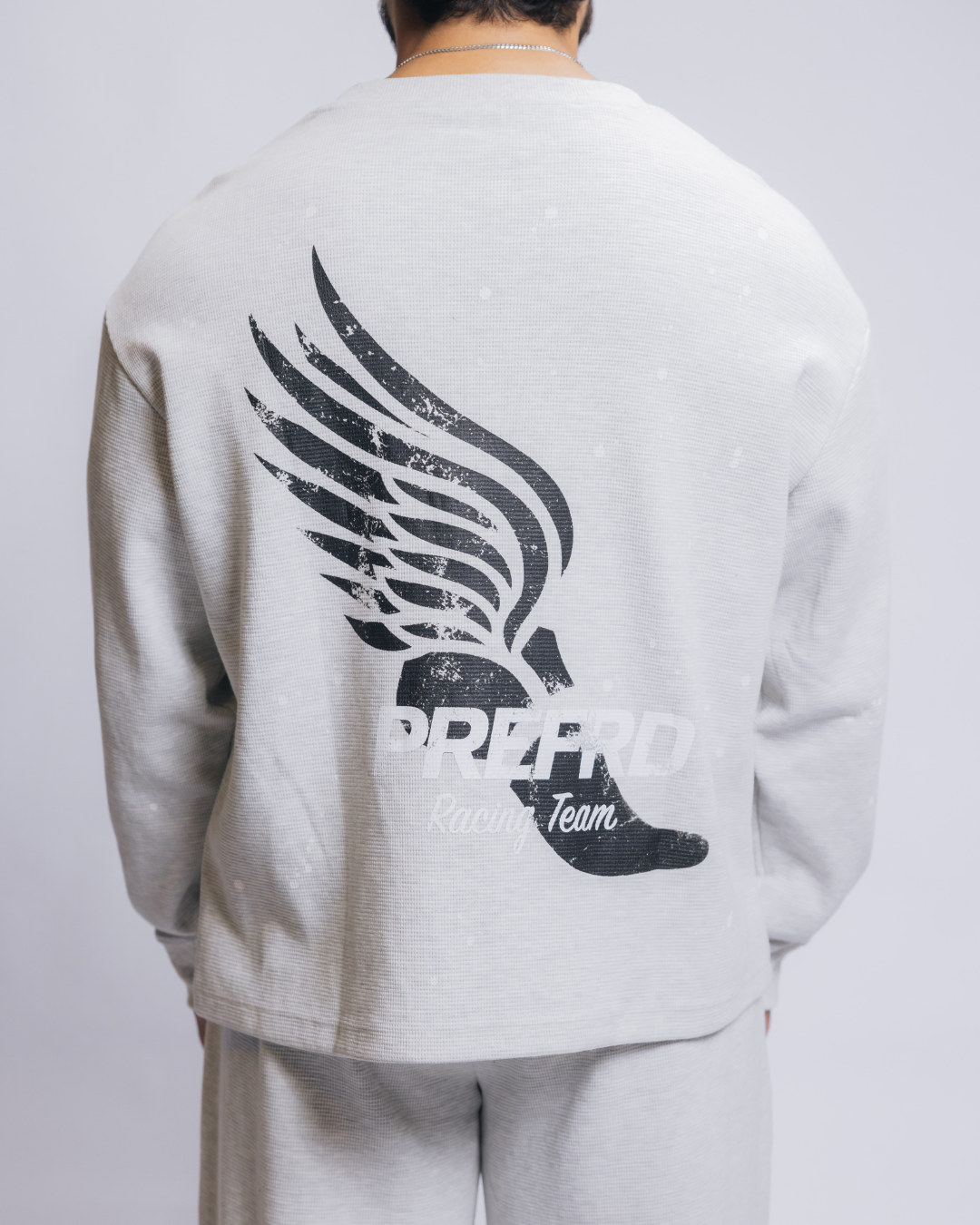 Heather Gray Racing Thermal