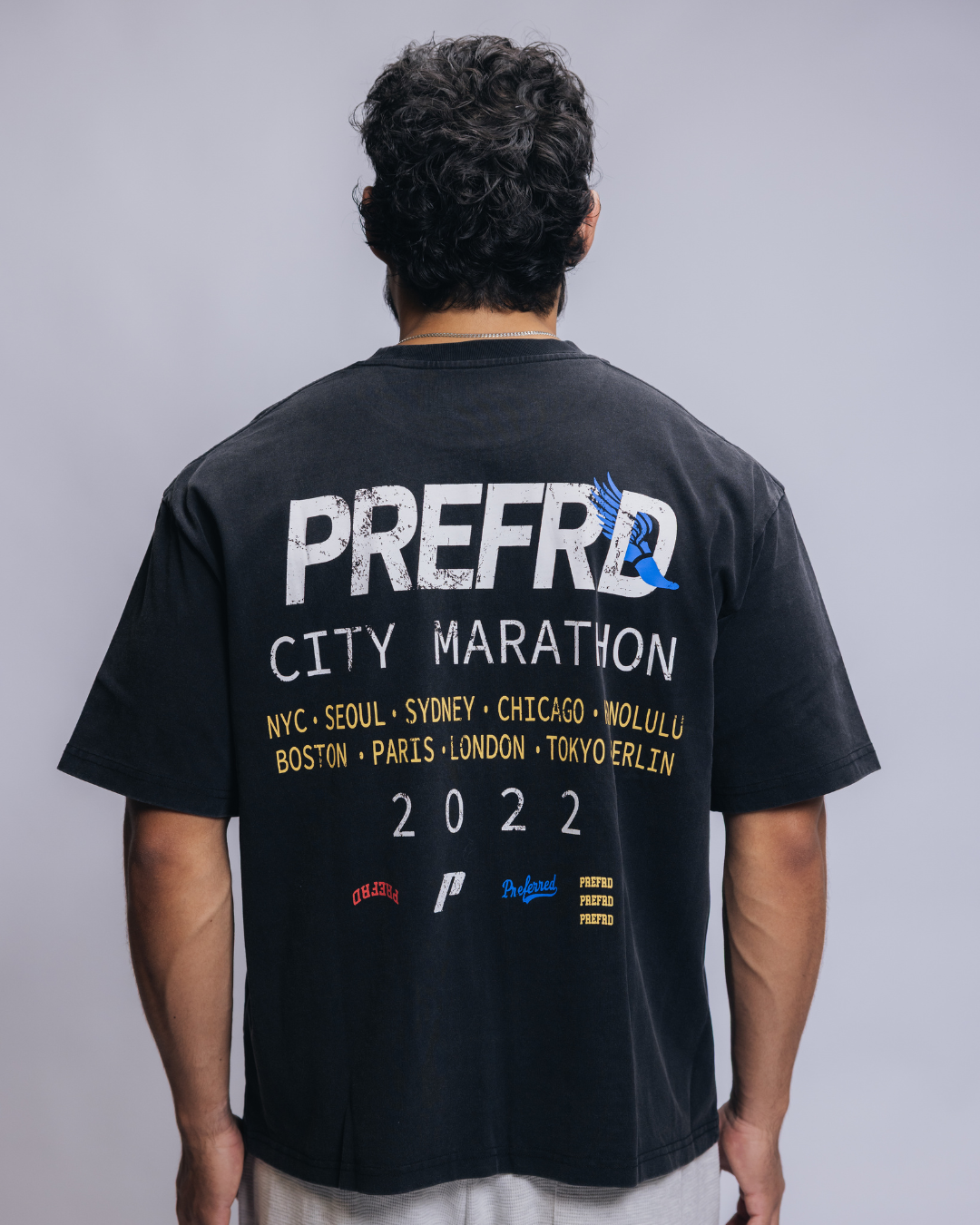 Vintage Black Marathon Tee