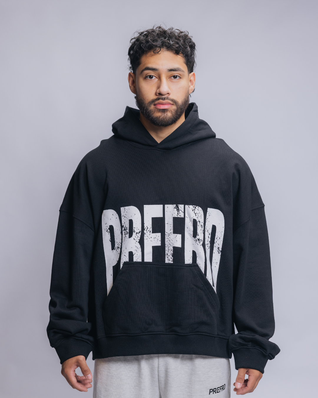 Black Behind Pocket Hoodie