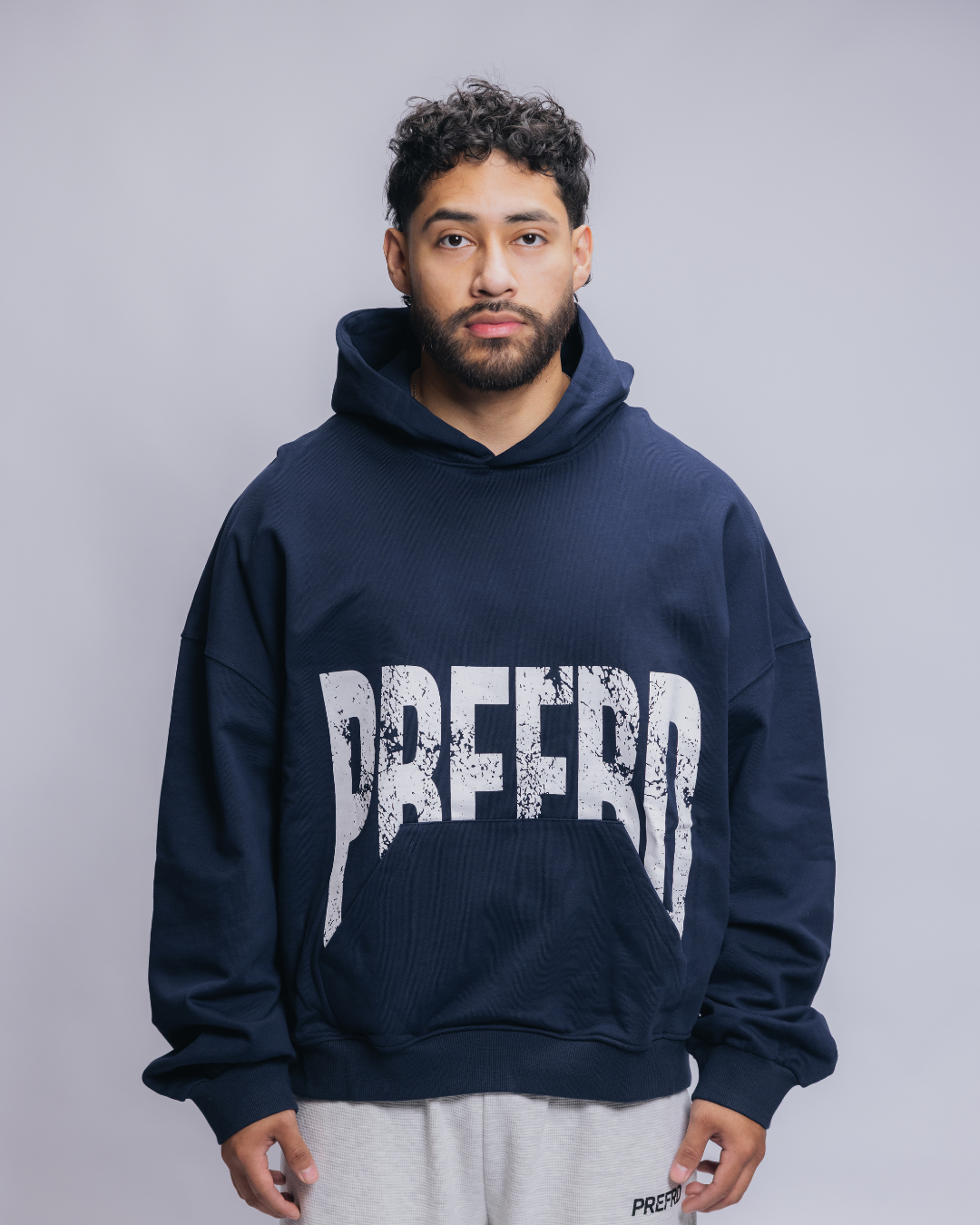 Navy Behind Pocket Hoodie