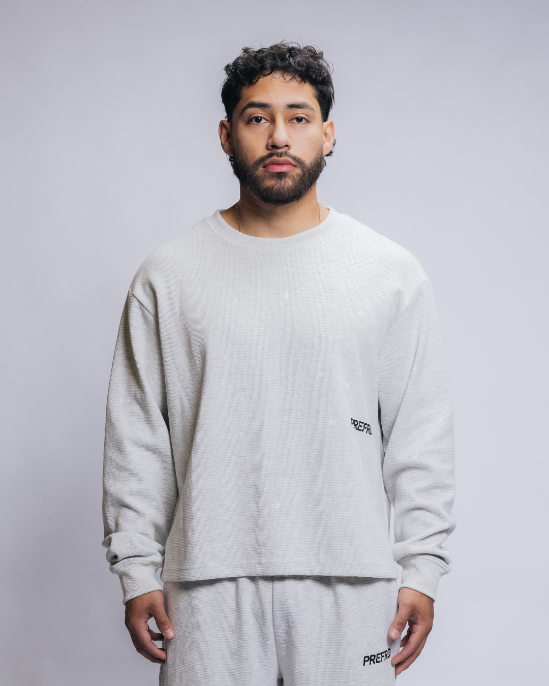 Heather Gray Racing Thermal