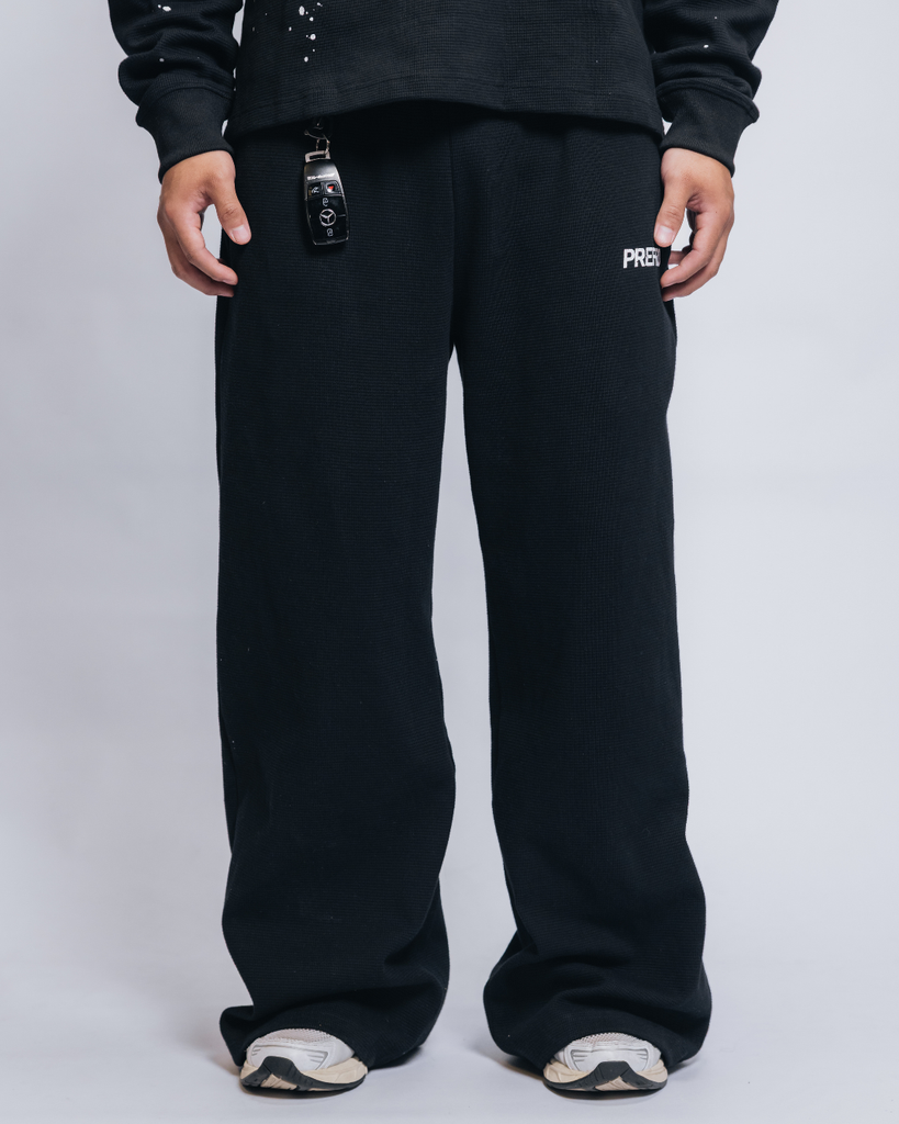 Black Thermal Baggy Sweats – PREFRD