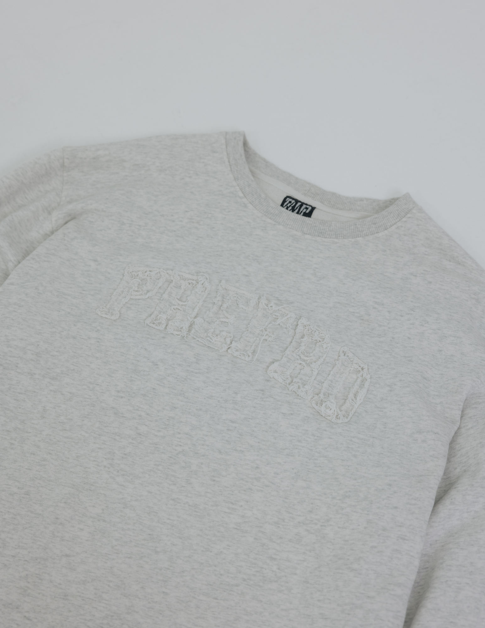 Gray Distressed Crewneck