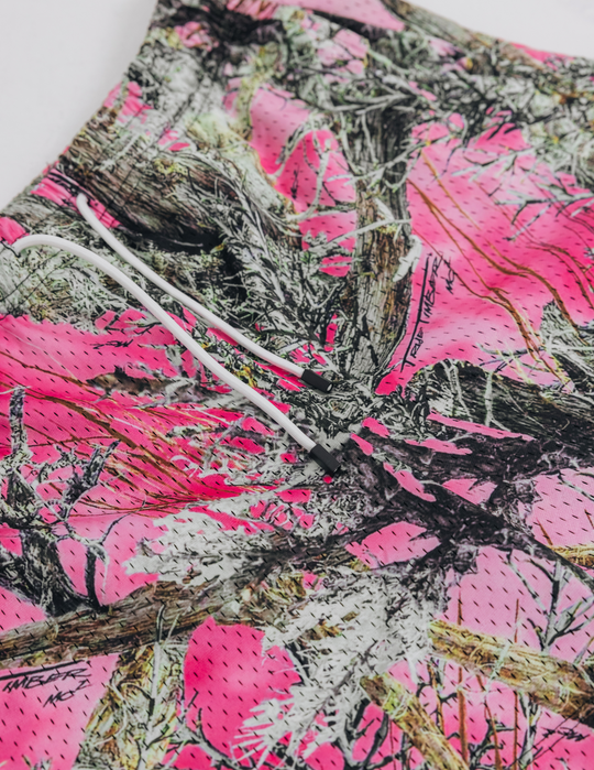 Hunter Camo Shorts Pink