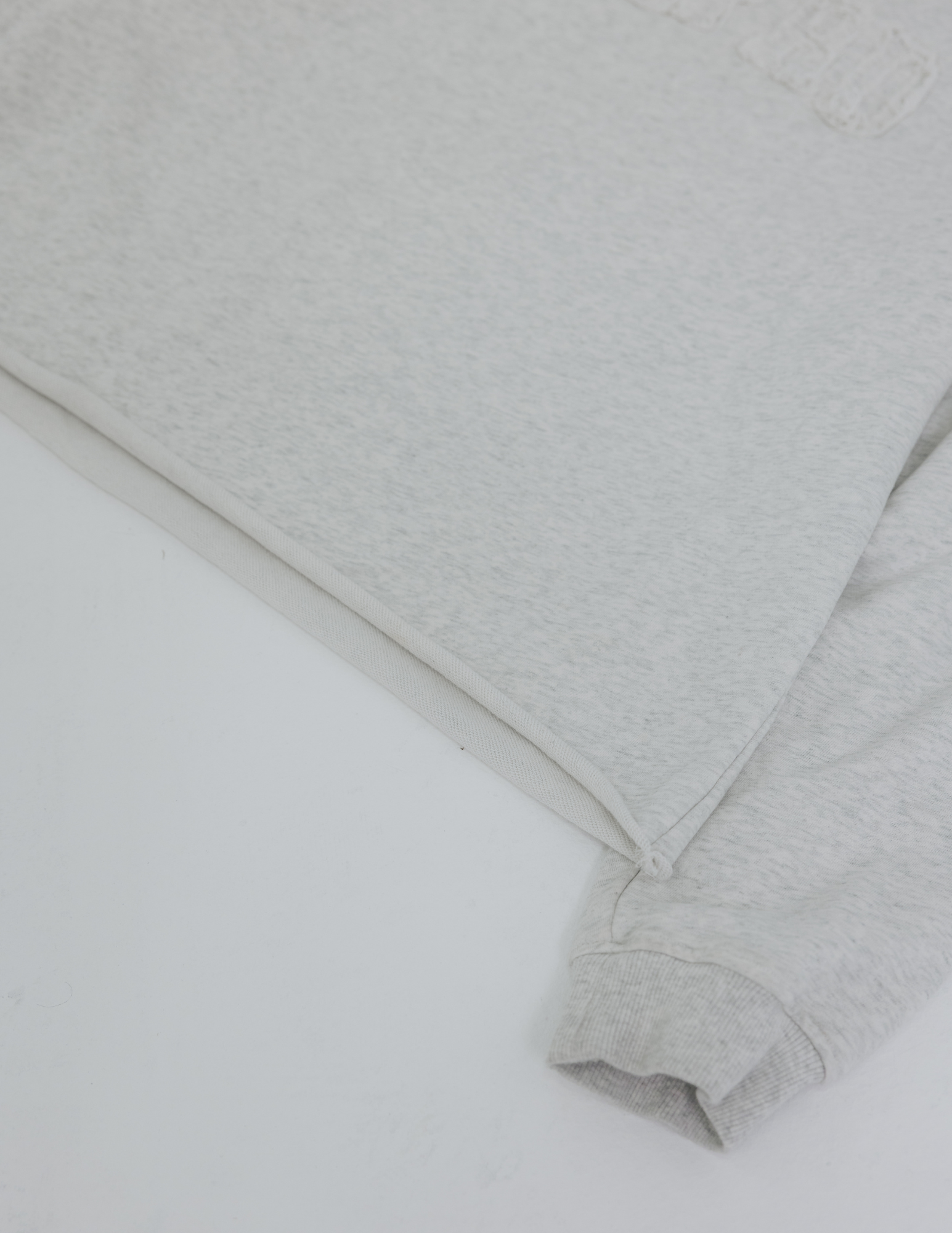 Gray Distressed Crewneck