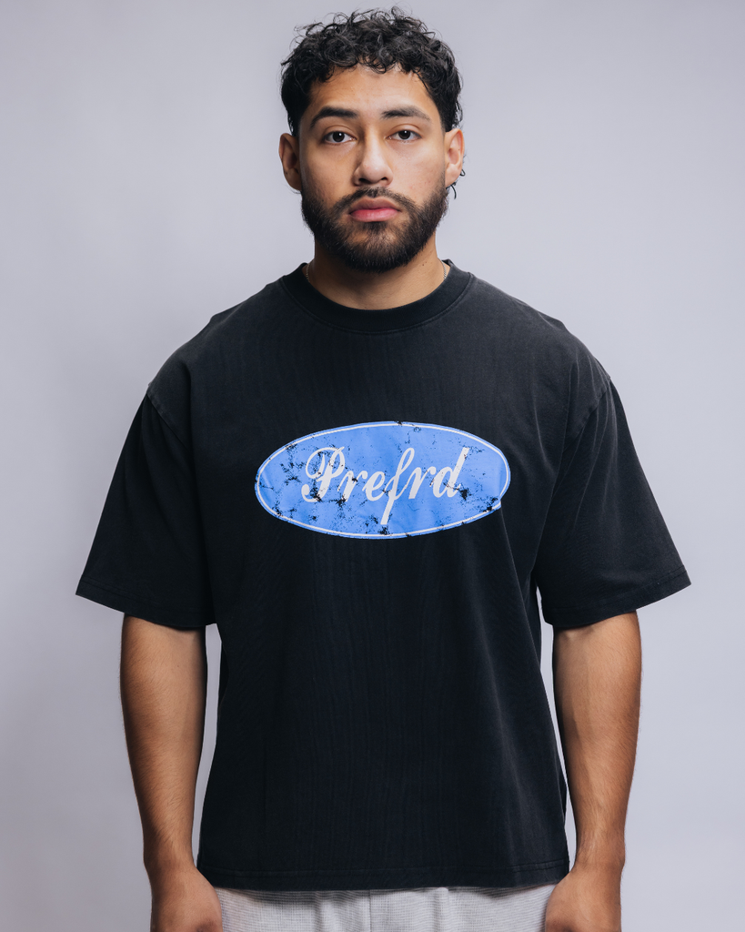 Vintage Black Motor Tee – PREFRD