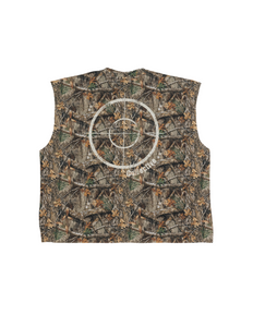Hunter Camo Cropped Tank Ivory
