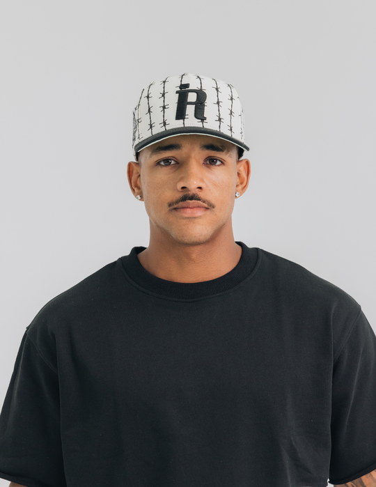 Off White Barbed Wire Hat