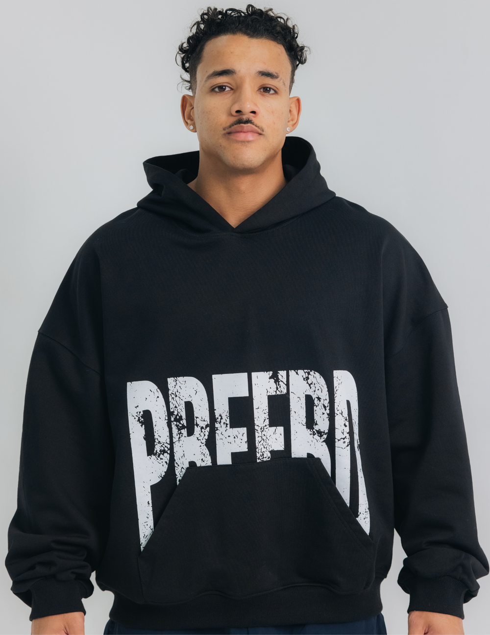 Black Behind Pocket Hoodie