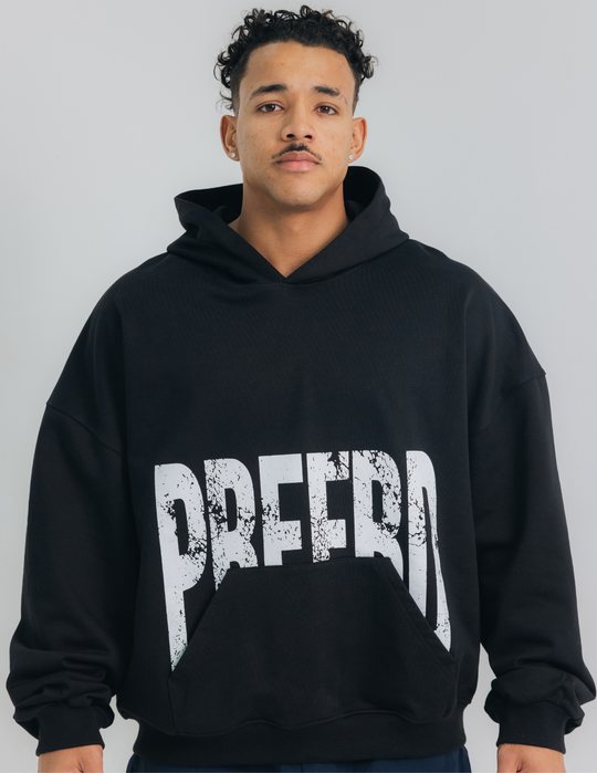 Black Behind Pocket Hoodie