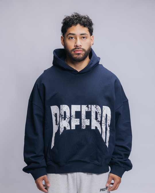 Navy Behind Pocket Hoodie