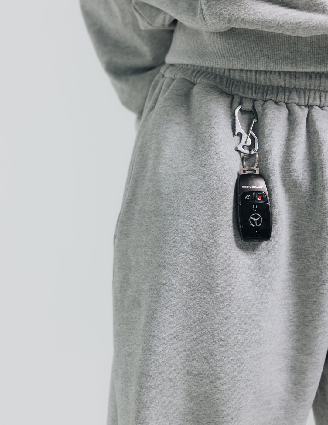 Gray Basic Baggy Sweats