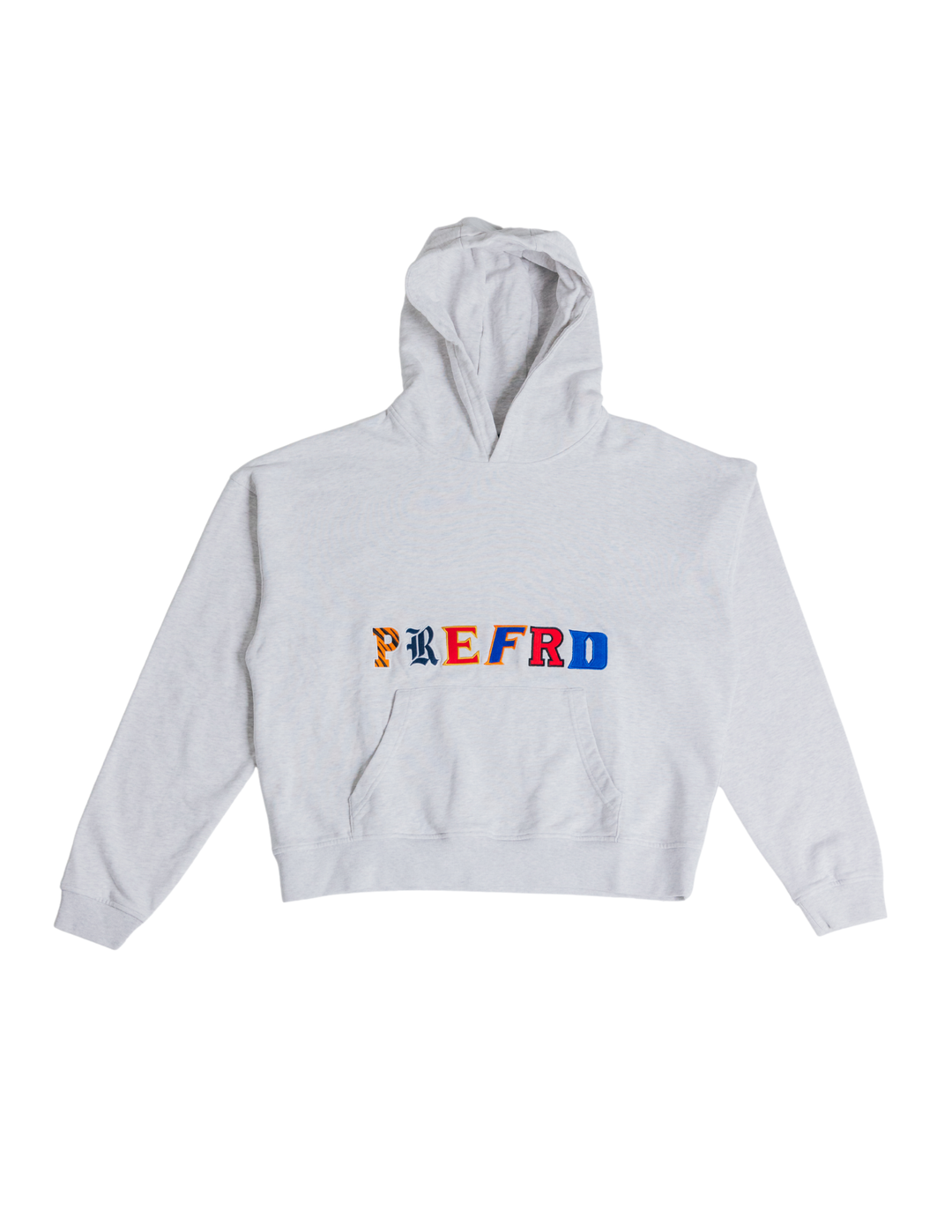 Heather Gray College Letter Hoodie