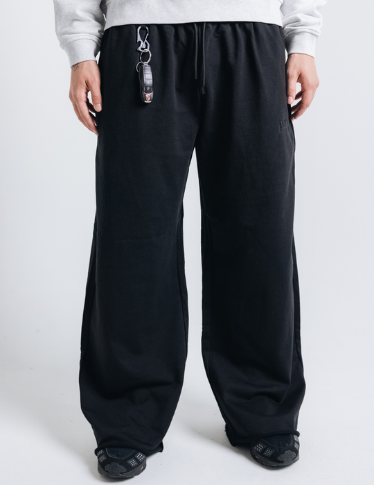 Black Basic Baggy Sweats
