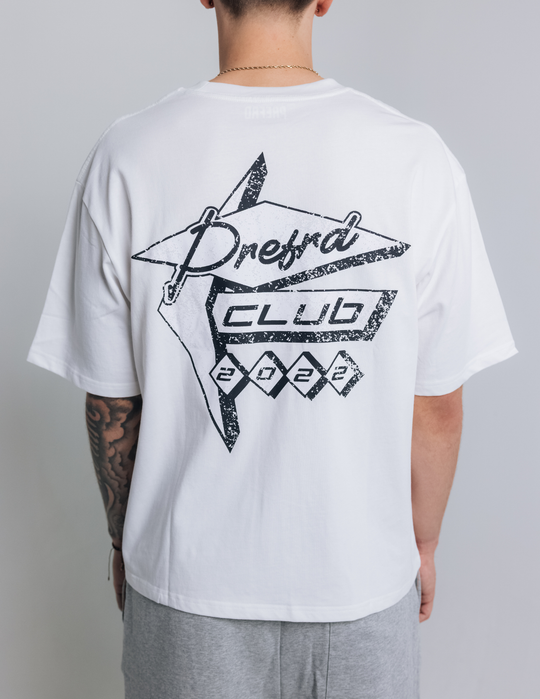 White Prefrd Club Tee