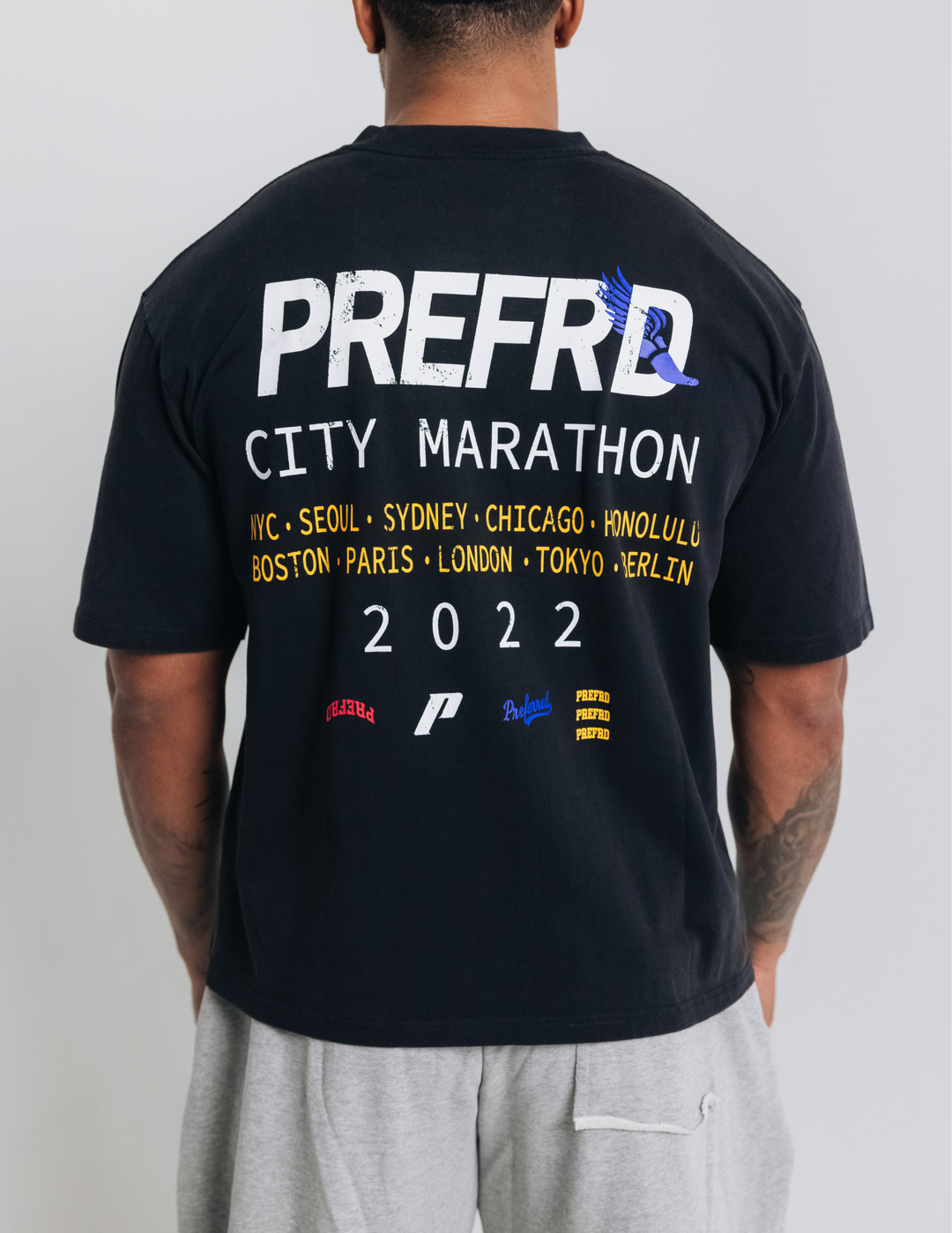 Vintage Black Marathon Tee