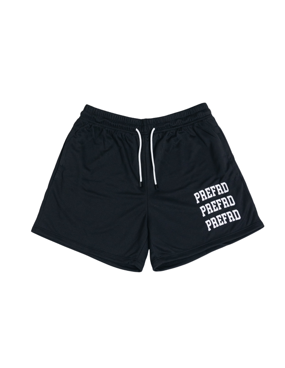 Black Perfect Mesh Shorts