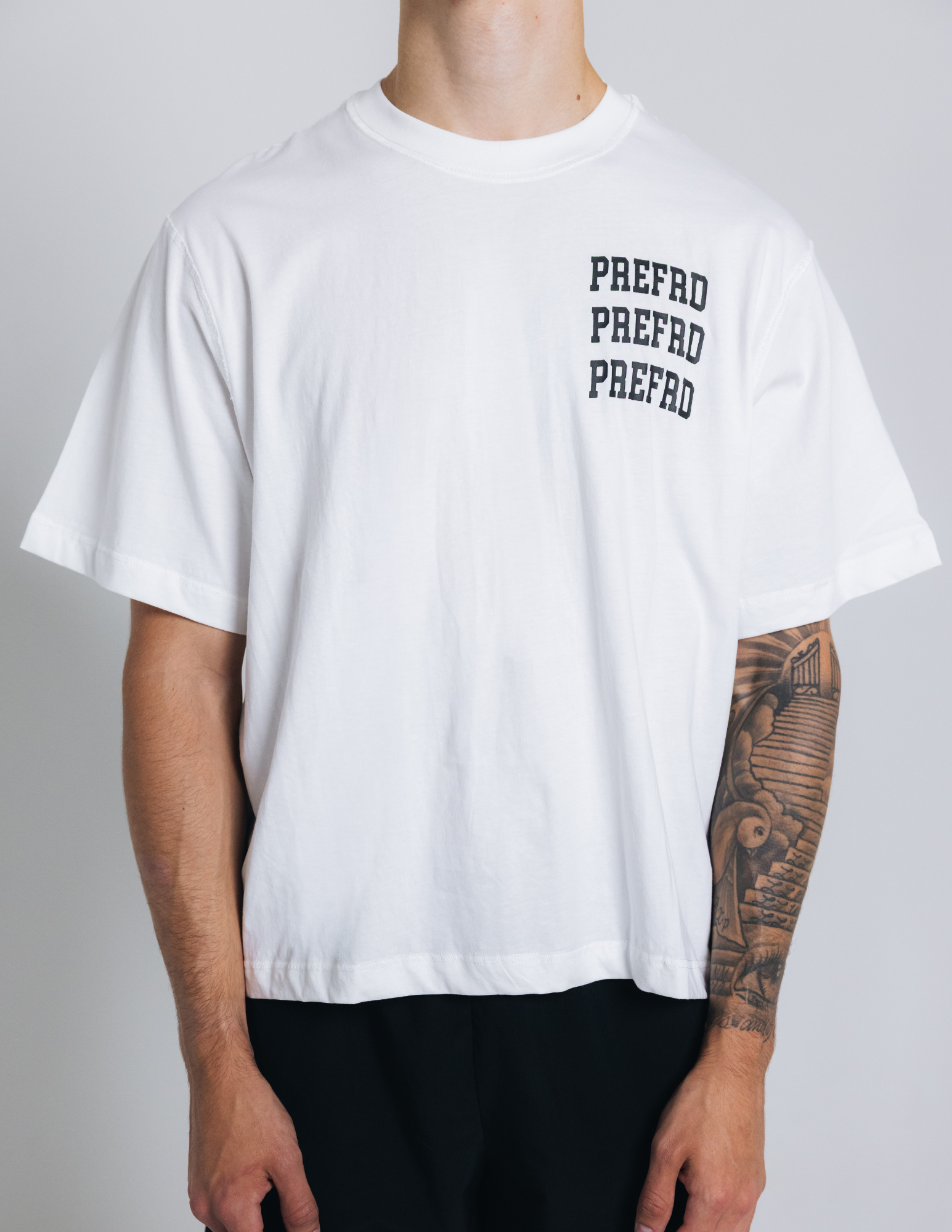 White Perfect Cropped Tee