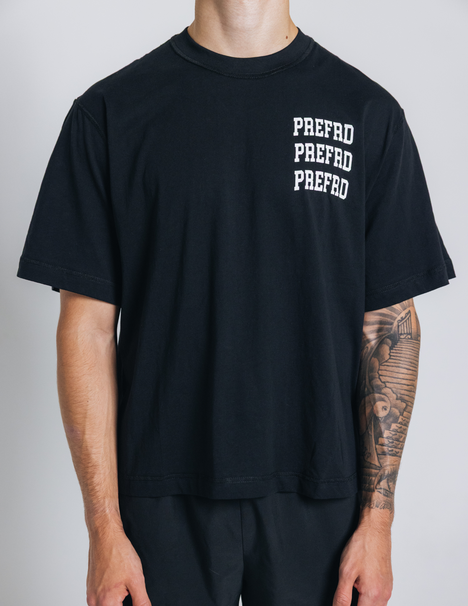 Black Perfect Cropped Tee