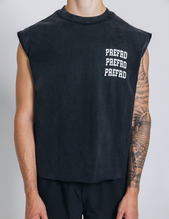 Vintage Black Perfect Cropped Tank