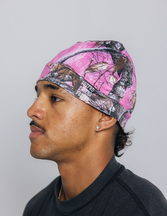 Pink Camo Perfect Skull Cap