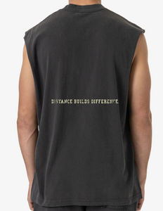 Vintage Black Run Club Tank