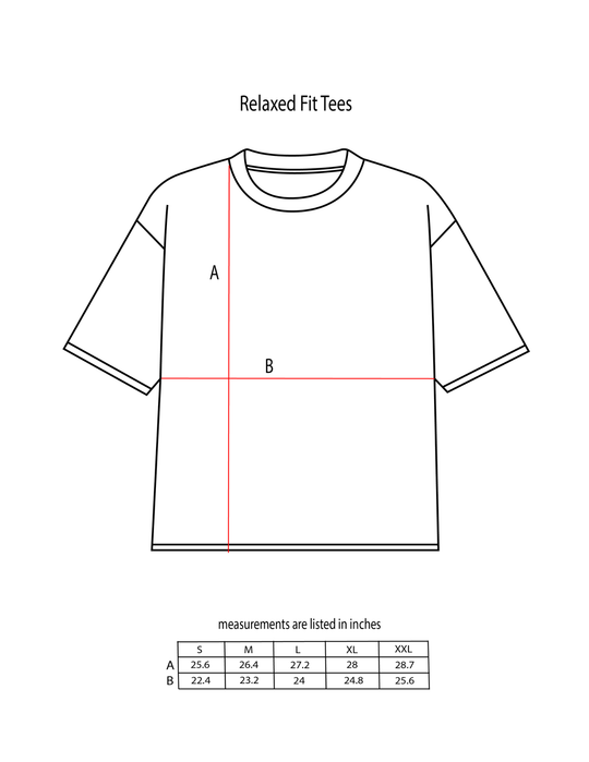 Washed Gray Stamped Tee