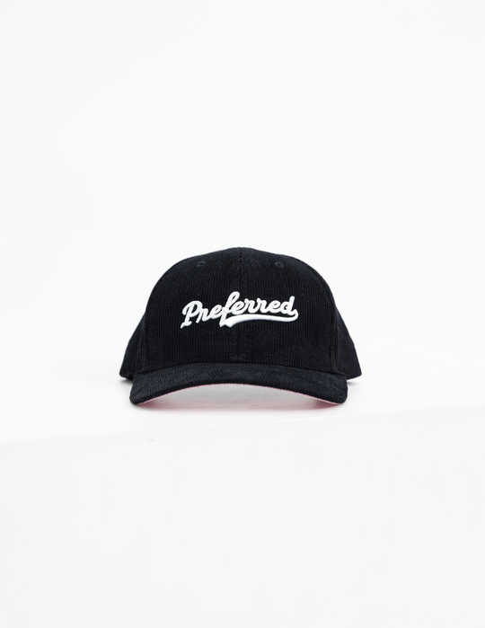 Black Corduroy Hat