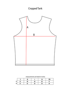 Vintage Gray Perfect Cropped Tank