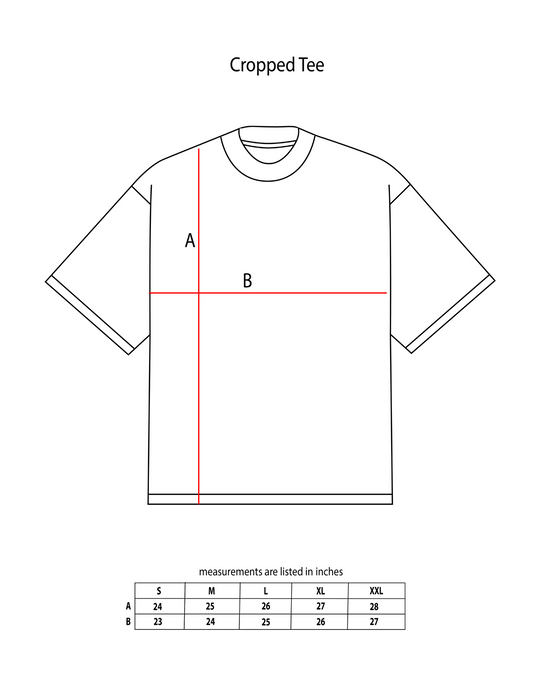 Black Perfect Cropped Tee