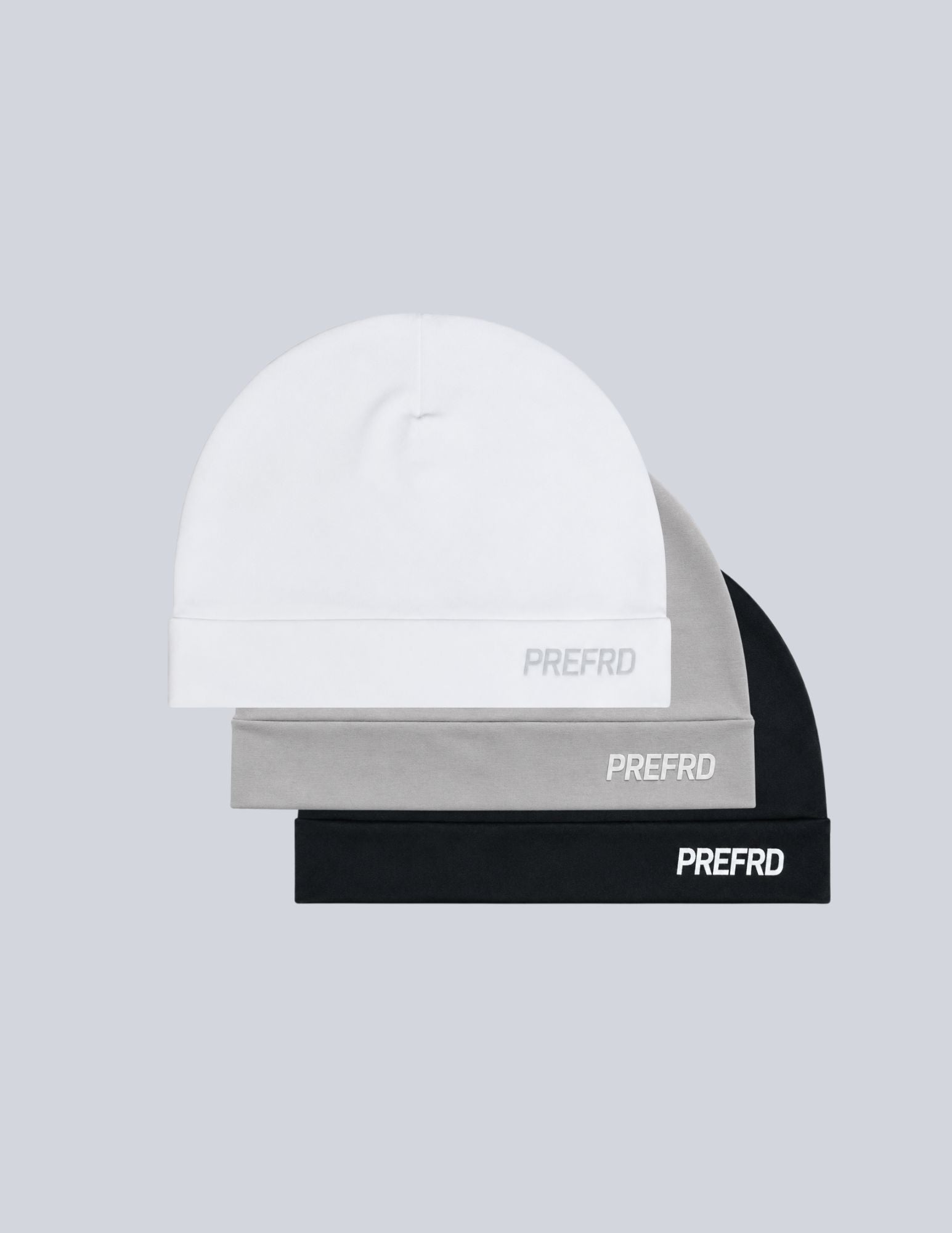 Monochrome Skull Cap 3-pack