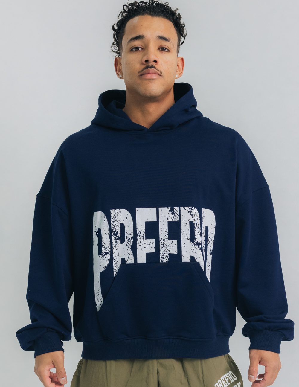Navy Behind Pocket Hoodie