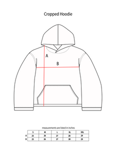Gray Cropped Joker Hoodie