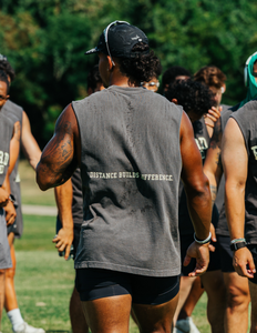 Vintage Black Run Club Tank
