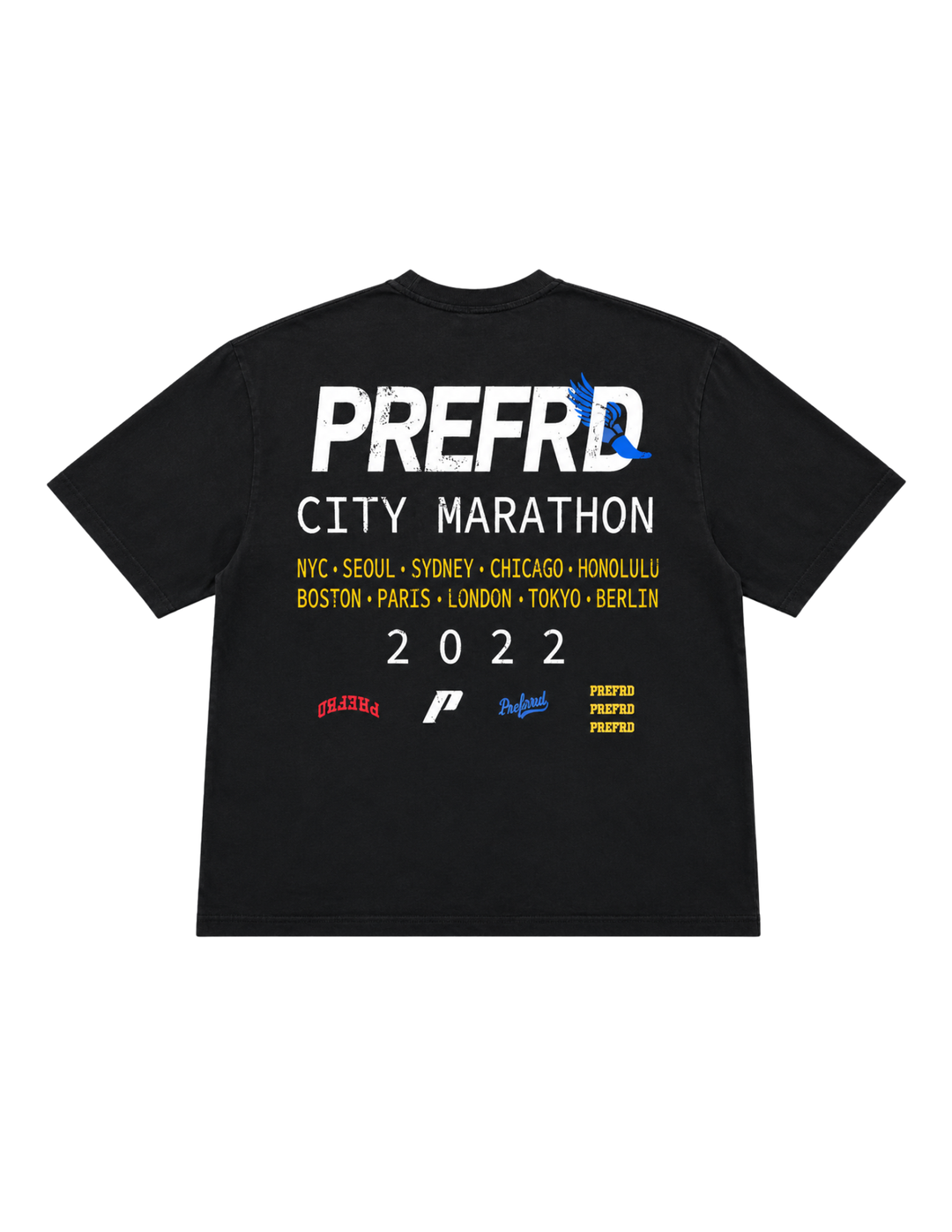 Vintage Black Marathon Tee