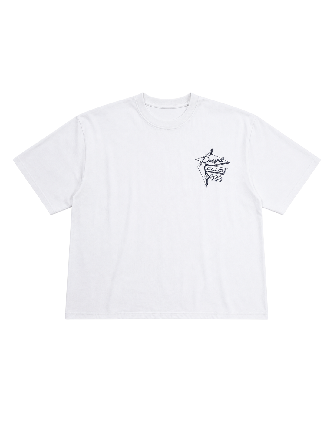 White Prefrd Club Tee