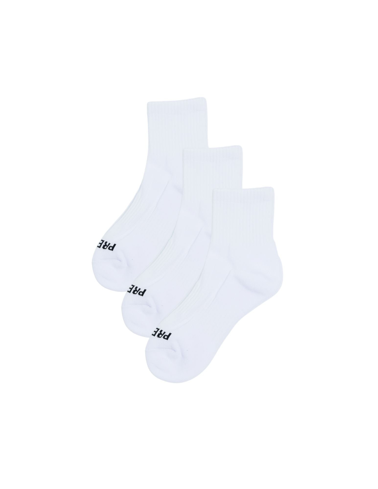 Basic Mid Cut Socks 3-Pack