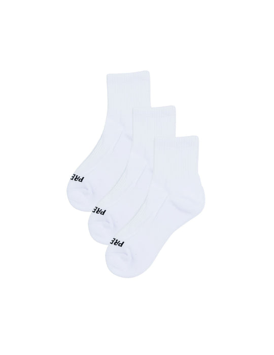 Basic Mid Cut Socks 3-Pack
