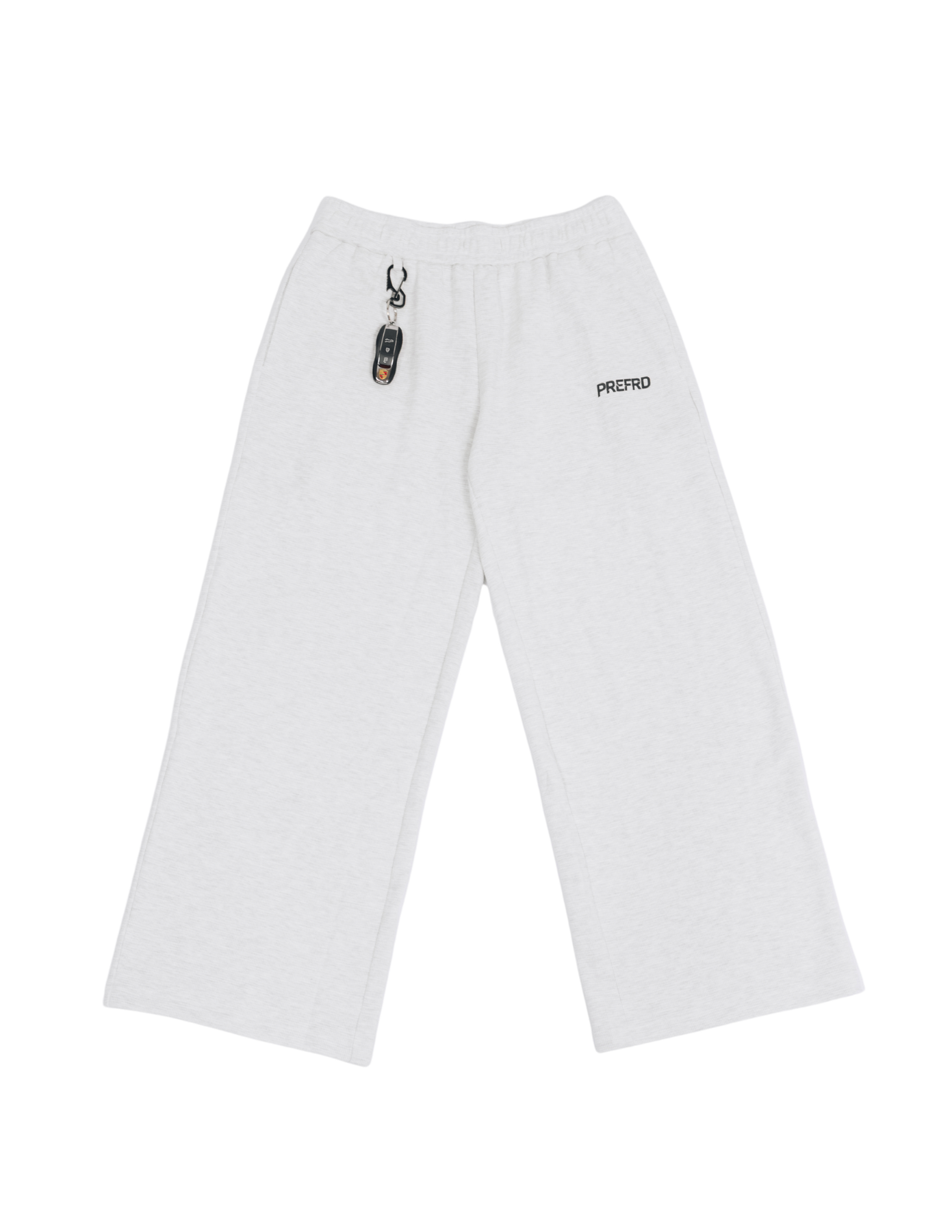Heather Gray Baggy Thermal Sweats – PREFRD Heather Gray Baggy Thermal Sweats – PREFRD